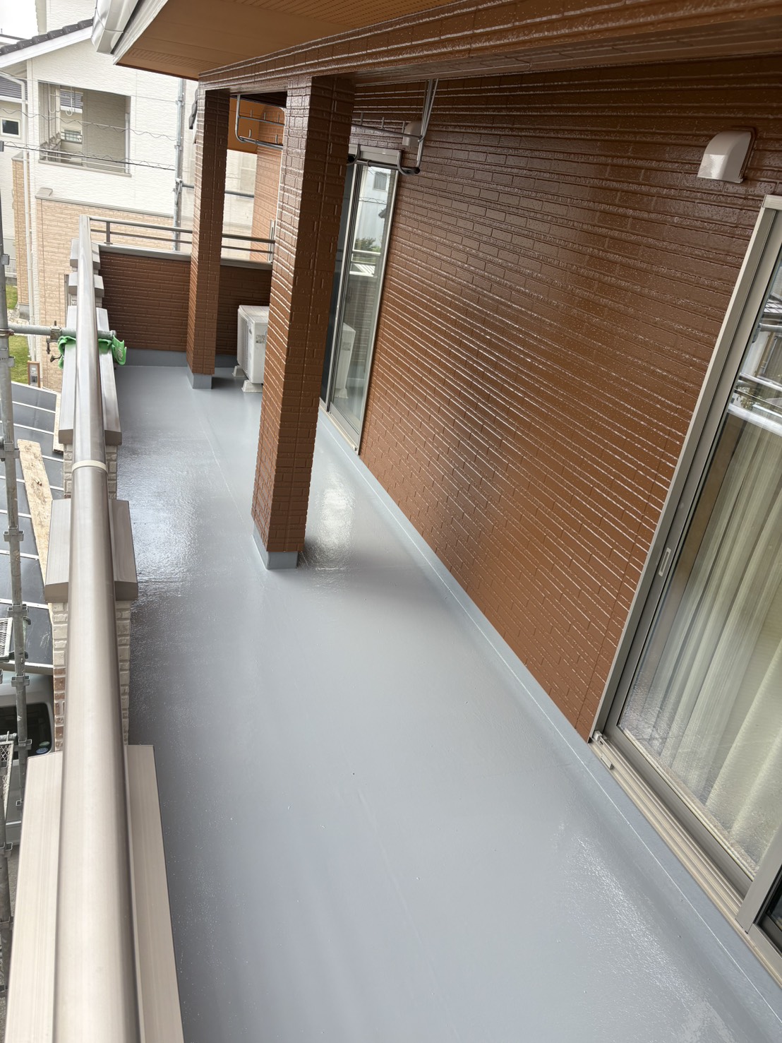 ベランダ防水_ビフォー アフター