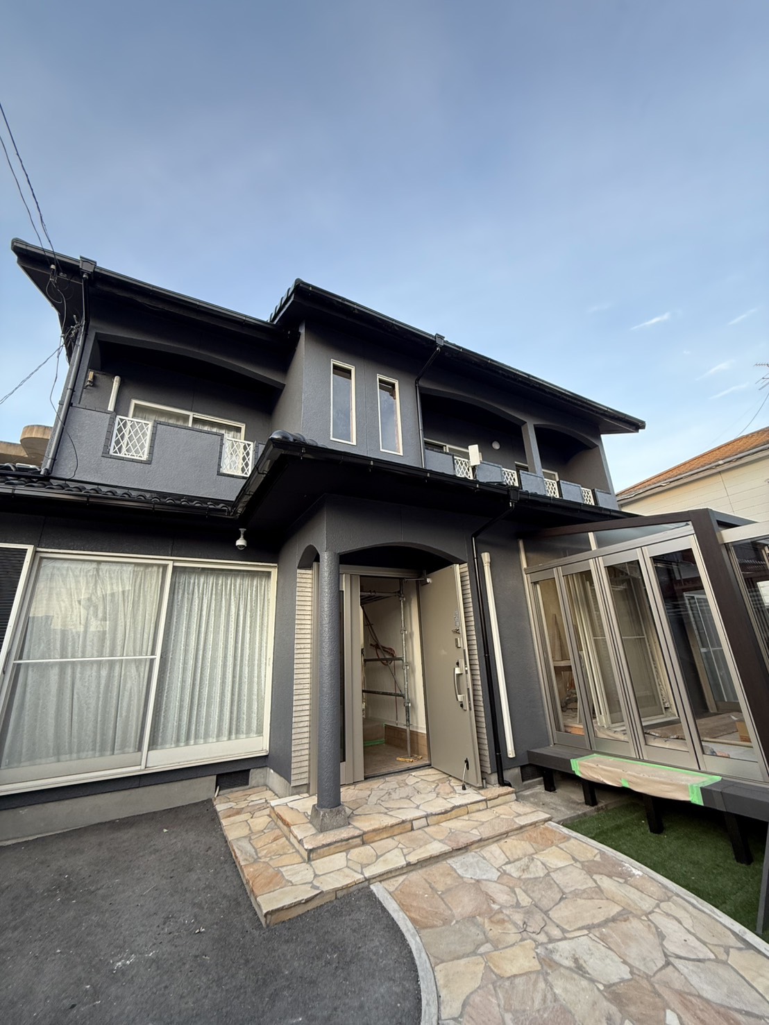 S様邸 外壁塗装屋根塗装_ビフォーアフター